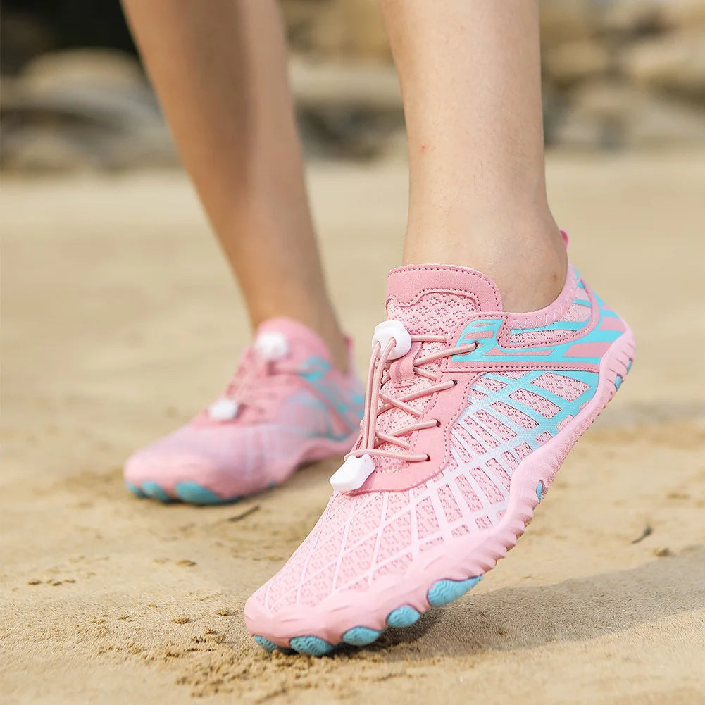 Atmungsaktive Wasserschuhe mit schnelltrocknendem Material & rutschfester Sohle
