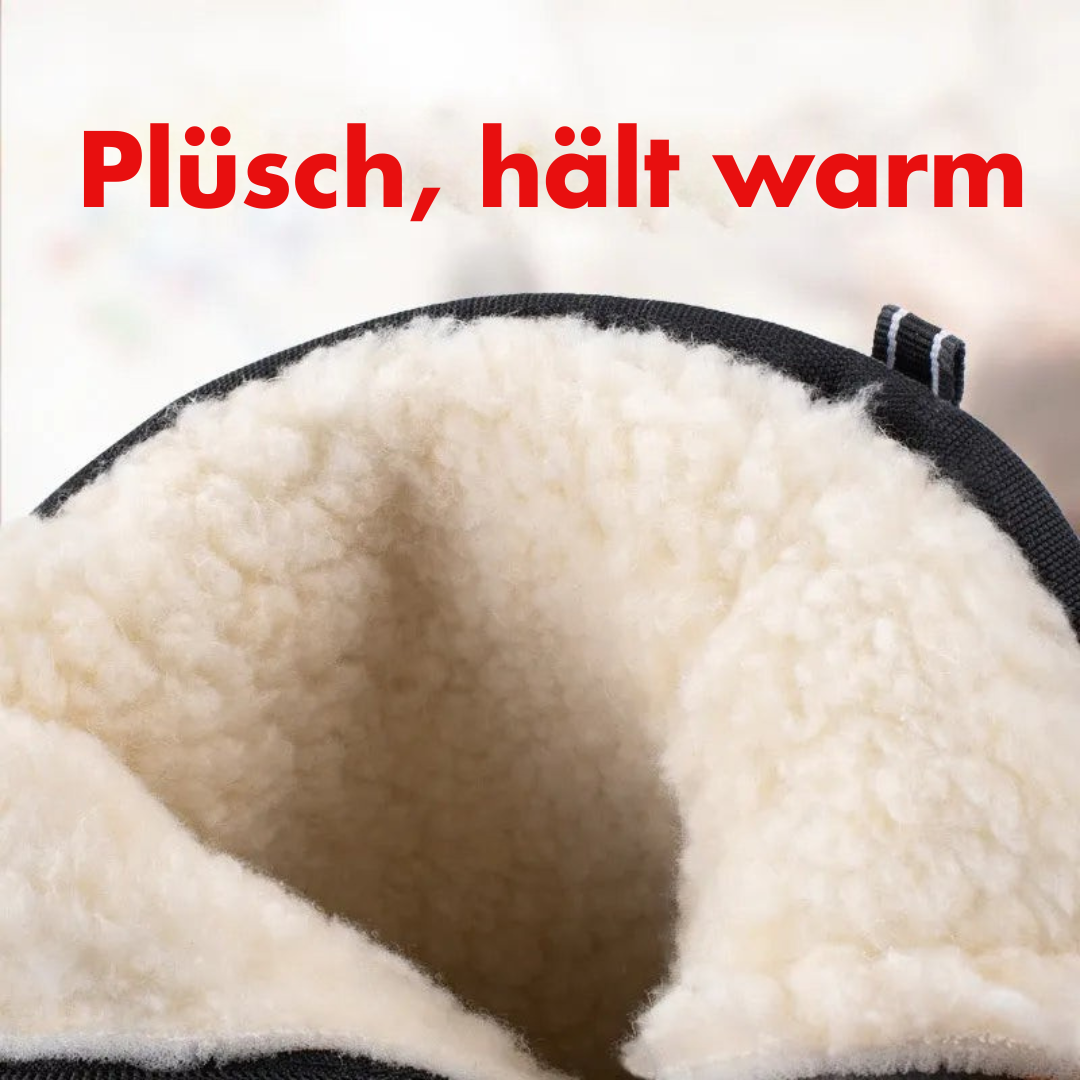 Halbhohe Winter-Snowboots für Damen & Herren – Wasserdichte Warme Stiefel mit Plüschfutter – Atmungsaktiver Baumwollmix