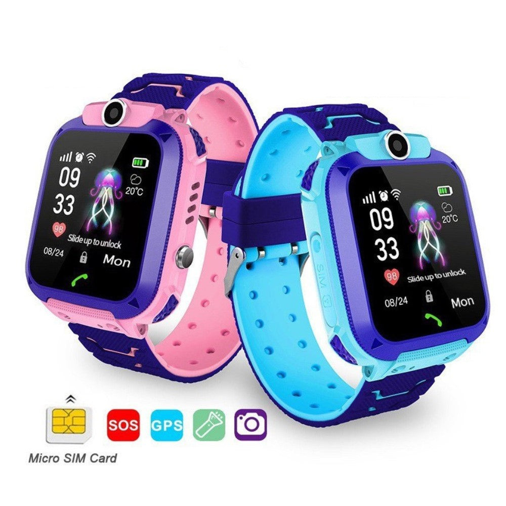 Kinder Smartwatch mit GPS, Kamera, Telefonfunktion und SOS-Taste