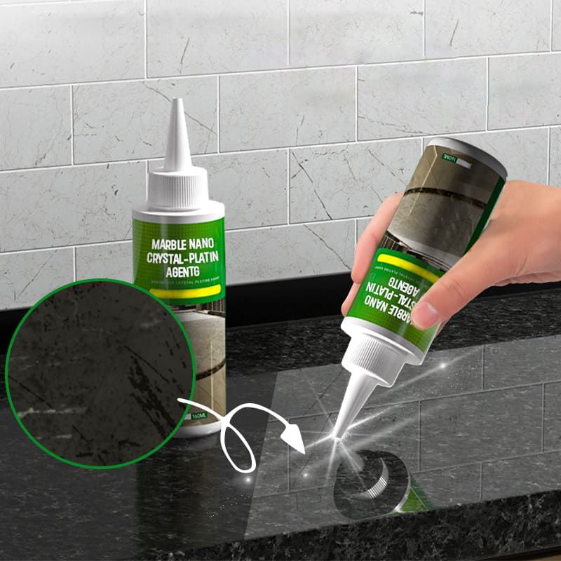 NanoShine Steinschutz-Beschichtung – Sofort hochglänzende Oberfläche für Marmor, Granit & Co.
