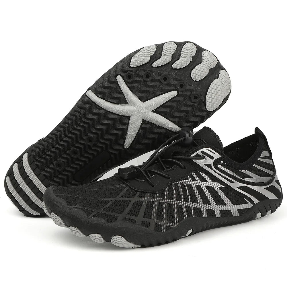 Atmungsaktive Wasserschuhe mit schnelltrocknendem Material & rutschfester Sohle