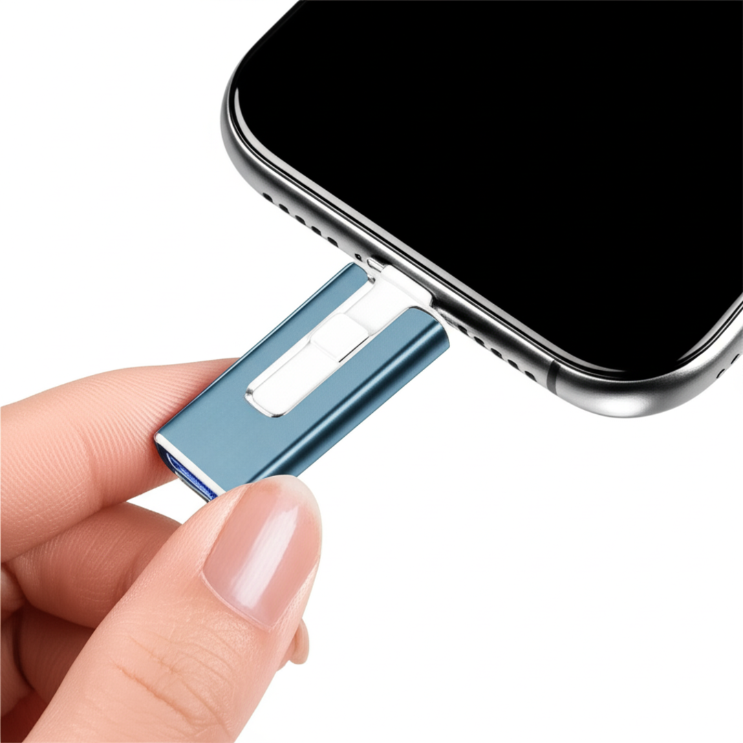 USB-Stick 2TB für Smartphone & PC | USB-A & USB-C | Ohne App, ohne Cloud