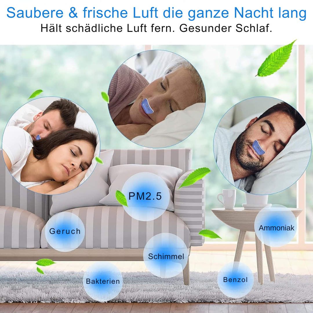 AirEase Micro CPAP Schlafapnoe-Gerät für Reisen & Anti-Schnarchen – CPAP-Alternative