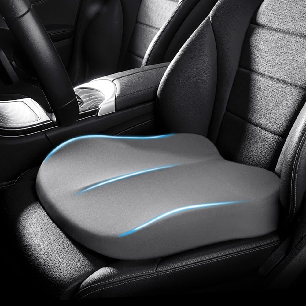 ComfortBoost Ergonomisches Sitzkissen zur Sitzhöhenerhöhung für Auto & Büro – Bessere Sitzhaltung und Komfort
