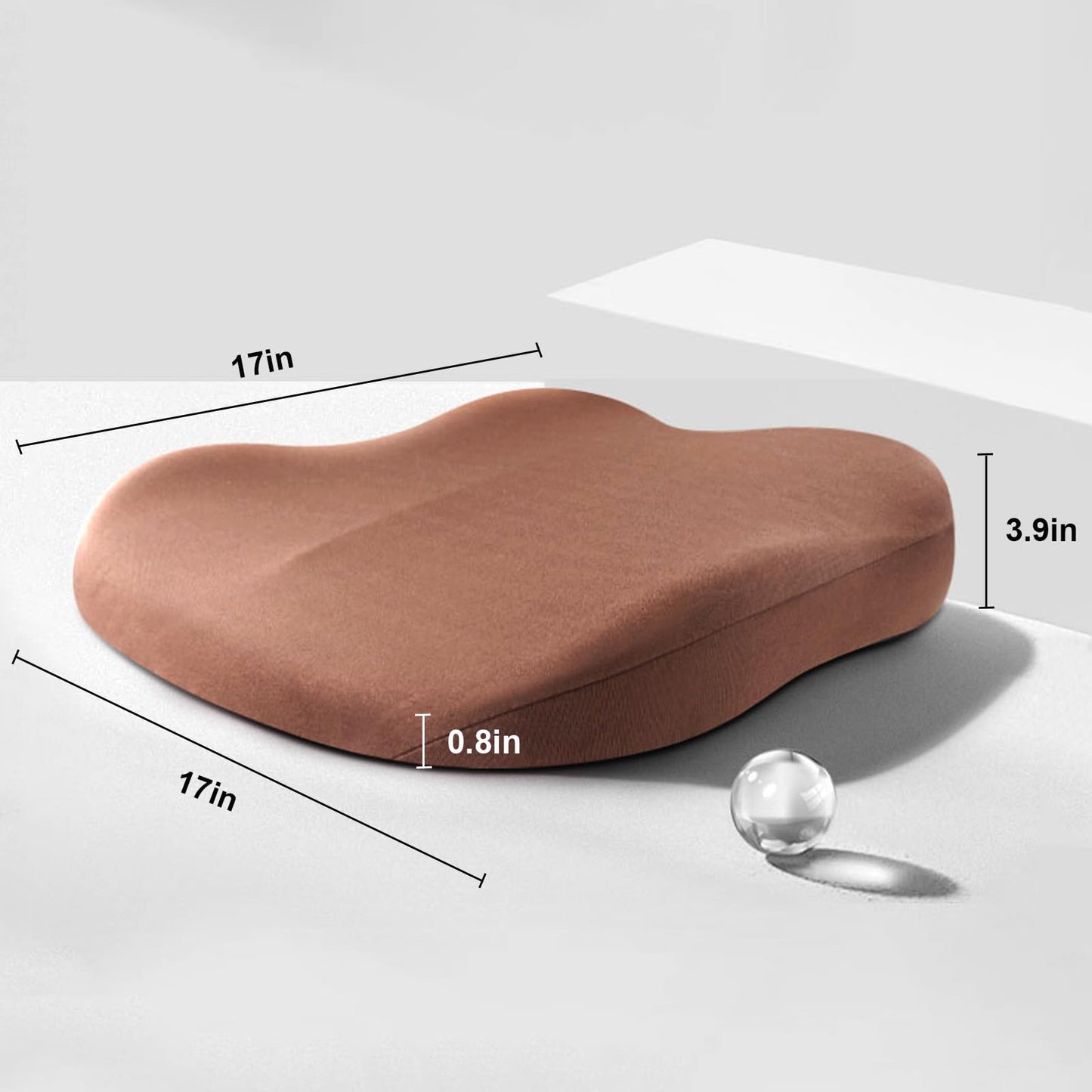 ComfortBoost Ergonomisches Sitzkissen zur Sitzhöhenerhöhung für Auto & Büro – Bessere Sitzhaltung und Komfort