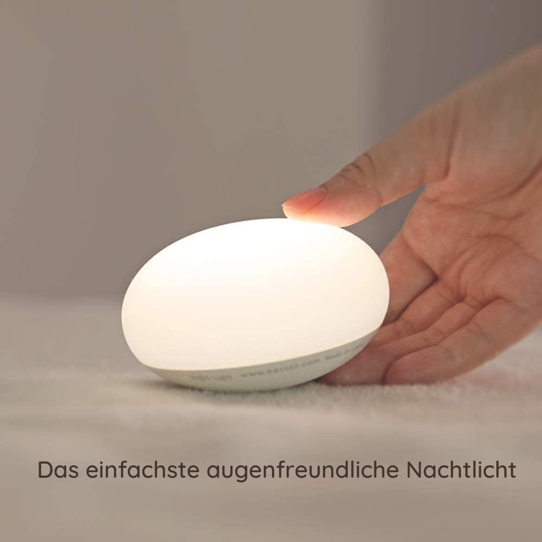 Stilllicht für die Stillzeit – BPA-freie Silikon-Touchlampe mit augenfreundlichem, stufenlosem Dimmer – kabellos & wiederaufladbar