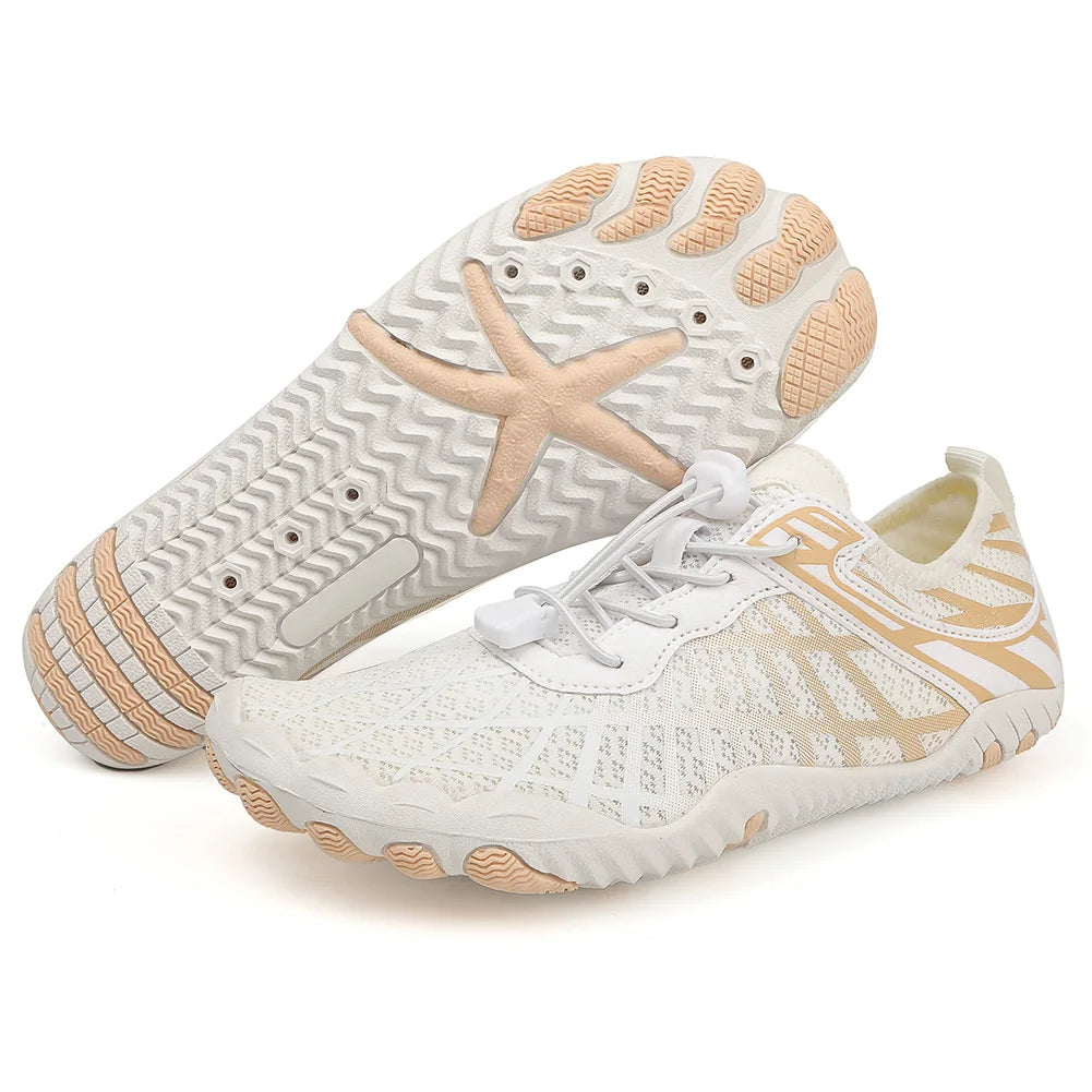 Atmungsaktive Wasserschuhe mit schnelltrocknendem Material & rutschfester Sohle