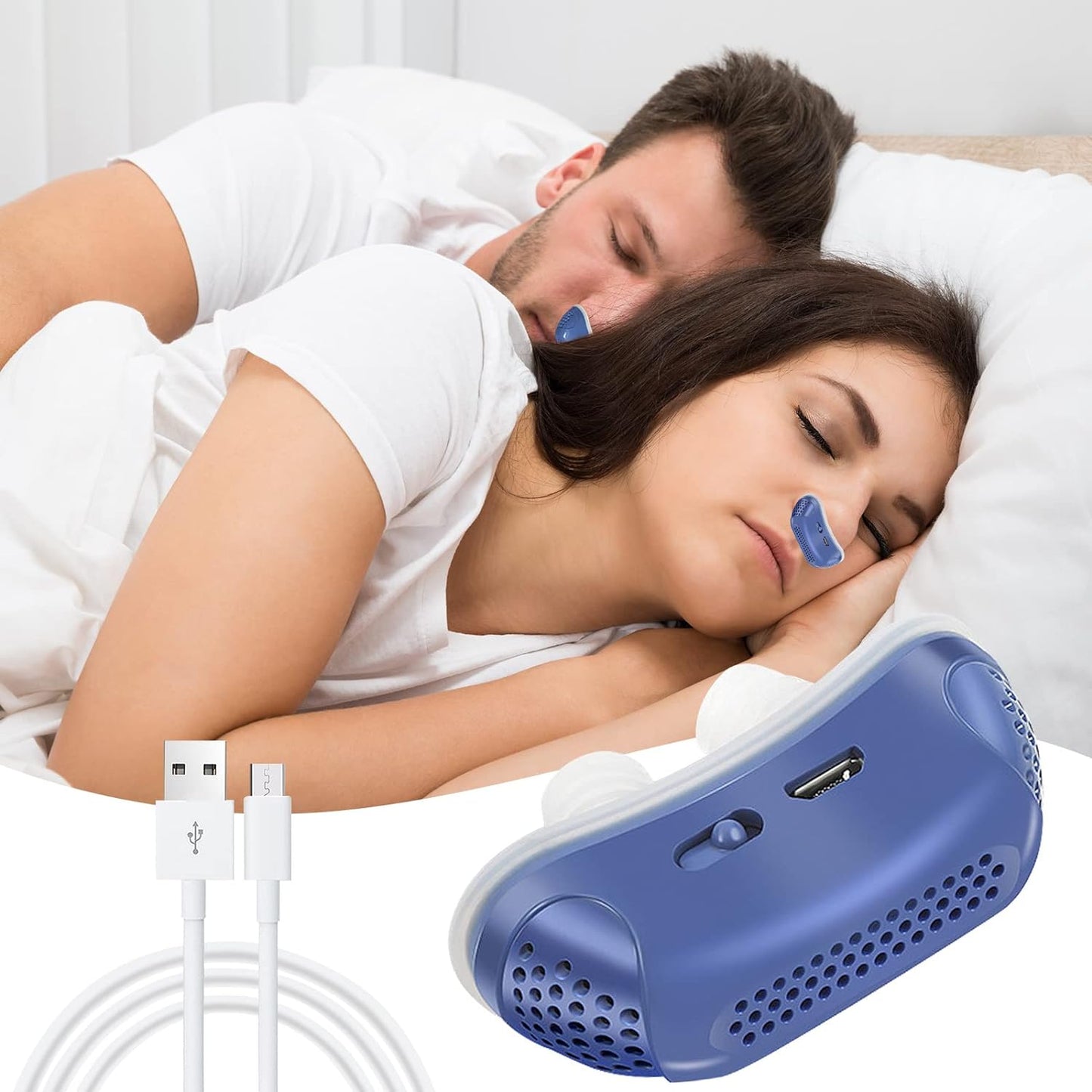 AirEase Micro CPAP Schlafapnoe-Gerät für Reisen & Anti-Schnarchen – CPAP-Alternative