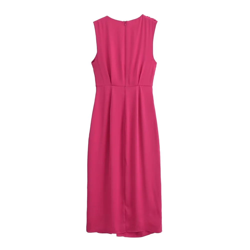 Kleid - Casual - Satin - Sommer