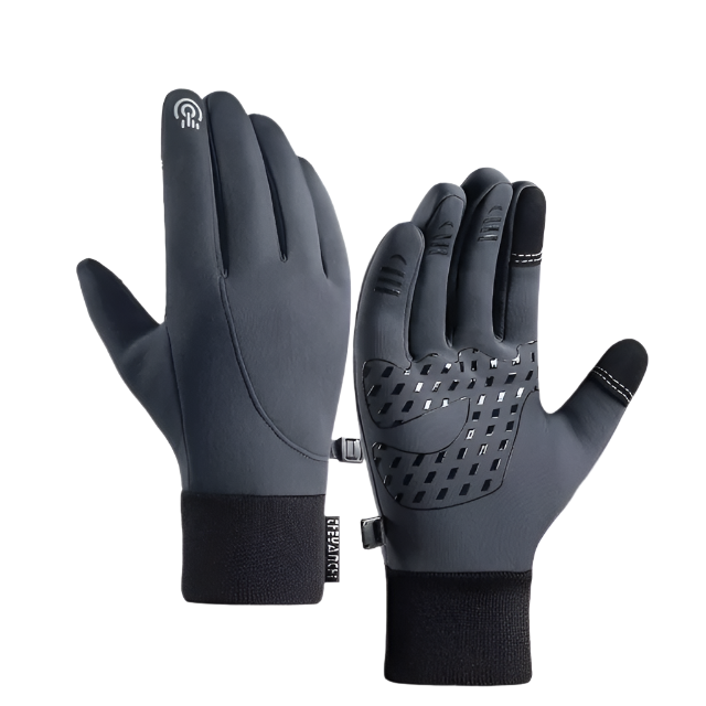 FrostShield Wasserdichte Winterhandschuhe – Touchscreen-kompatibel, Wind- und Wasserdicht, Thermisches Fleece-Futter, Anti-Rutsch-Griff für Outdoor-Aktivitäten
