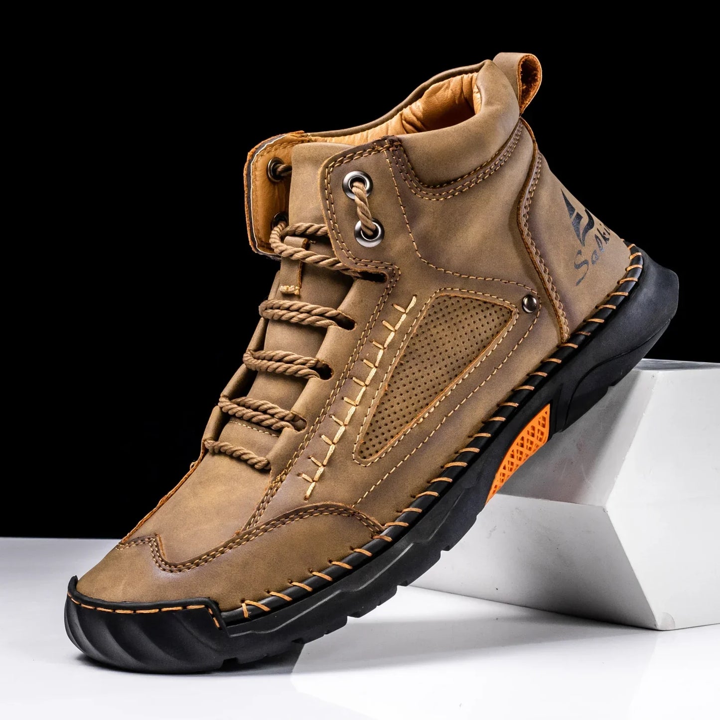 Leder High-Top Schuhe für Herren – Komfort trifft alpinen Stil