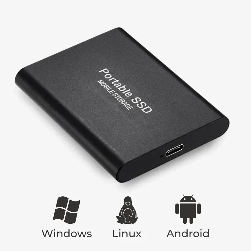 16TB/8TB/4TB/2TB/1TB Ultra Schnelle Externe SSD & USB 3.1 Plug-and-Play Speicher