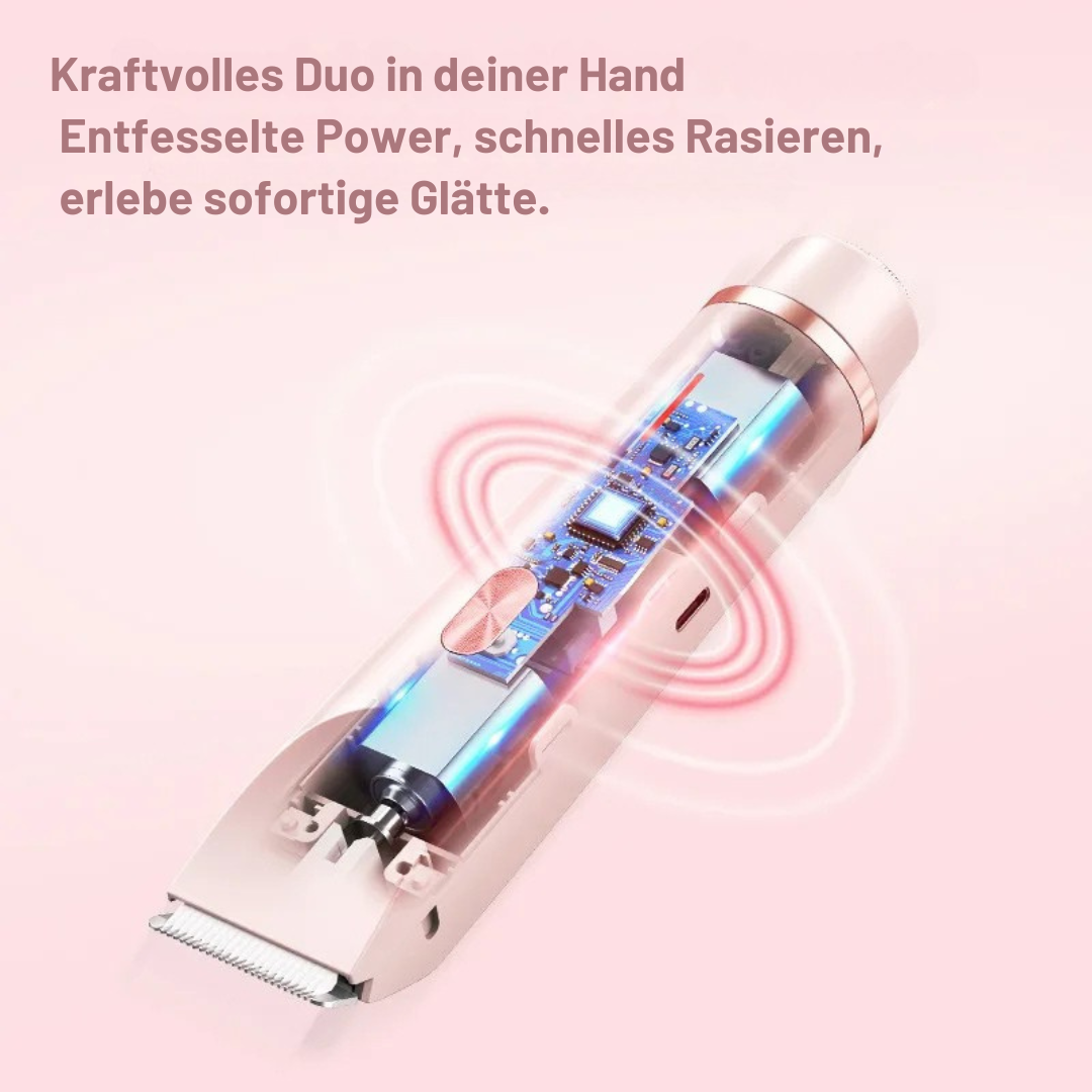 SatinSkin Ladyshave – kabelloser Rasierer für Damen, nass & trocken, schmerzfreie Haarentfernung