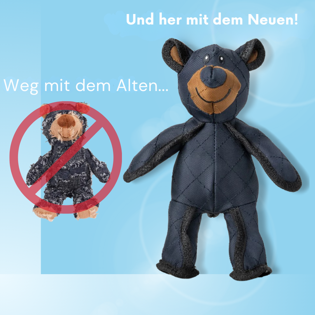 Unzerstörbarer Kau-Teddybär – Perfekt für Starke Hunde mit Viel Kaukraft