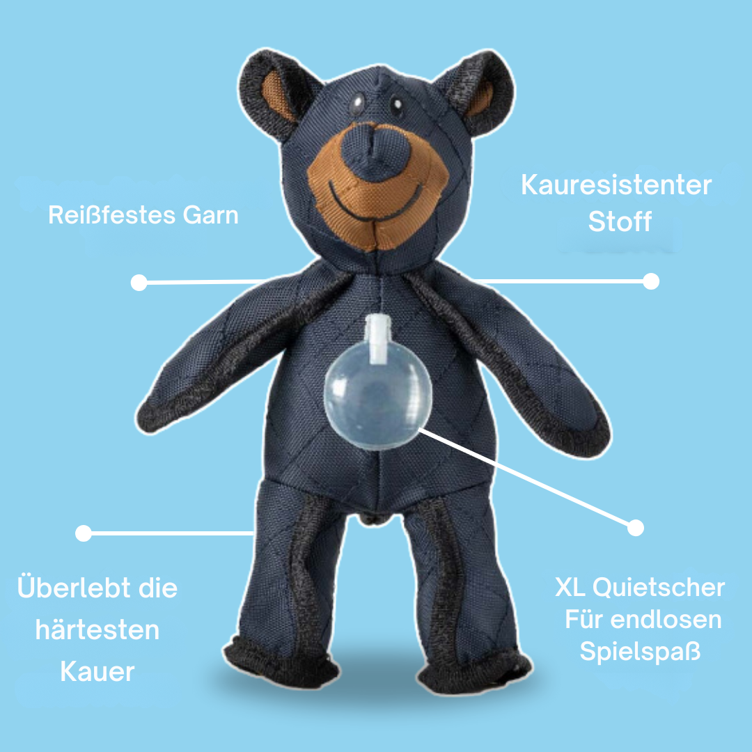 Unzerstörbarer Kau-Teddybär – Perfekt für Starke Hunde mit Viel Kaukraft