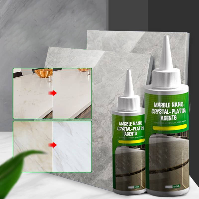 NanoShine Steinschutz-Beschichtung – Sofort hochglänzende Oberfläche für Marmor, Granit & Co.