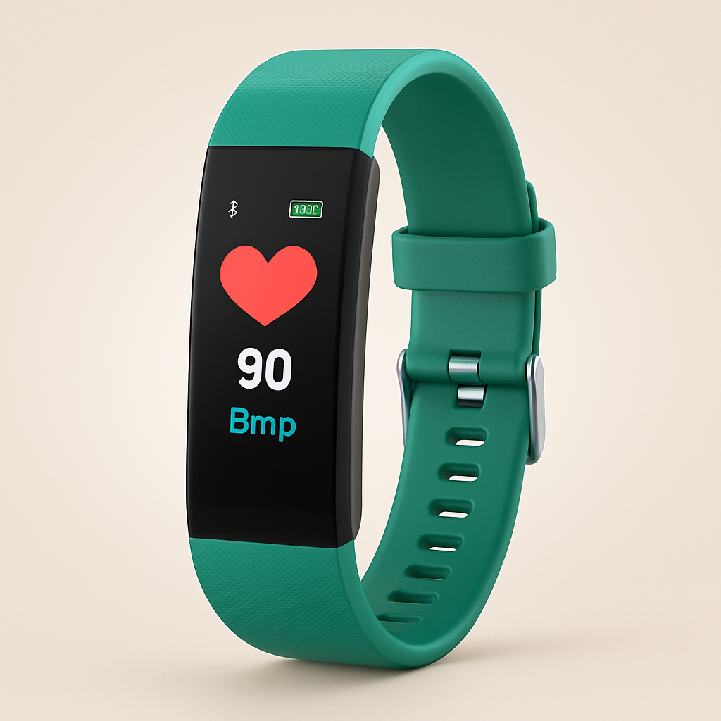 SeniorPulse Watch – Senioren-Smartwatch mit Herzfrequenz-, Blutdruck- & Schlafmonitor und großem, hellem LED-Display