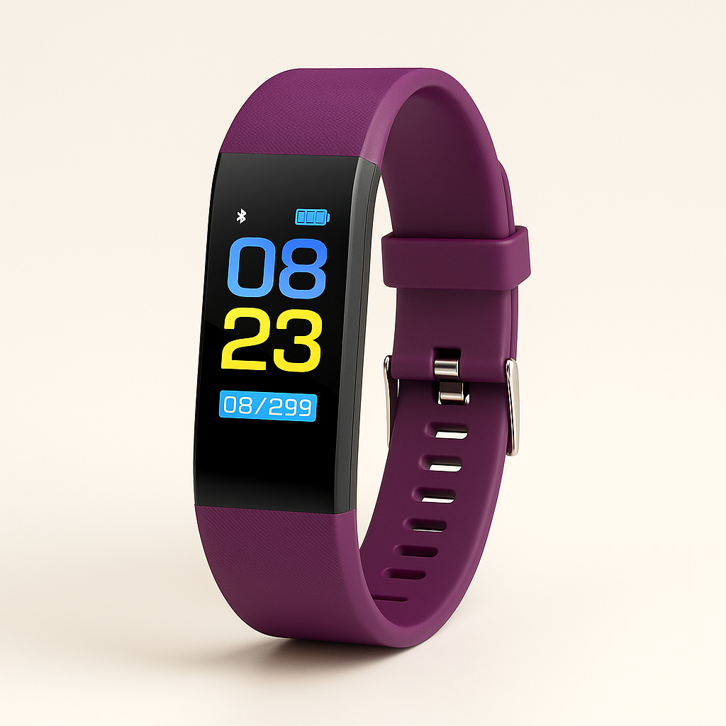 SeniorPulse Watch – Senioren-Smartwatch mit Herzfrequenz-, Blutdruck- & Schlafmonitor und großem, hellem LED-Display