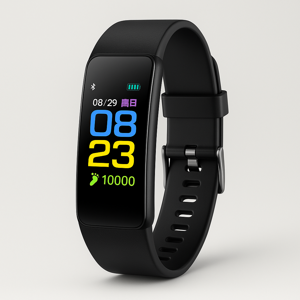 SeniorPulse Watch – Senioren-Smartwatch mit Herzfrequenz-, Blutdruck- & Schlafmonitor und großem, hellem LED-Display