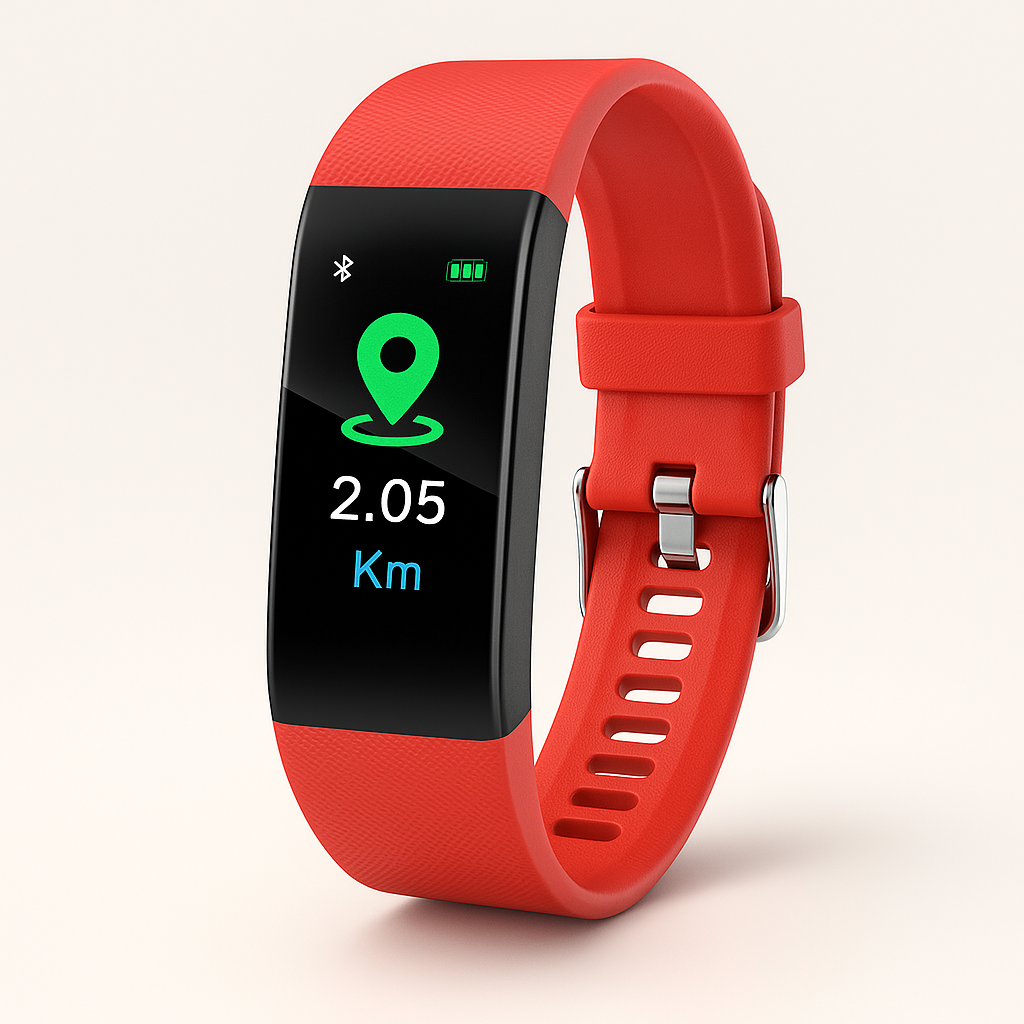VitalBand | Senioren Smartwatch mit Gesundheitsmonitor & Großem LED-Display