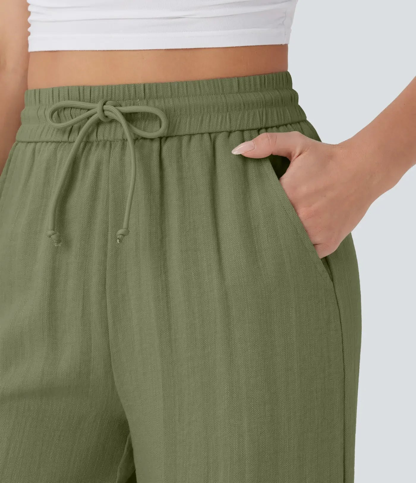 Leichte & Elegante Damen-Leinenhose mit Weitem Bein – Sommerlich, Bequem & Stilvoll