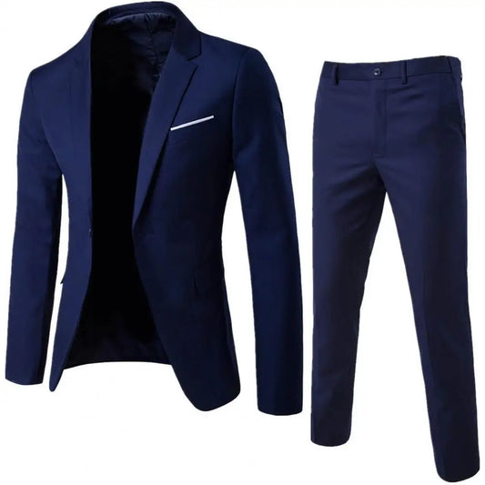 Zweiteiliger Herrenanzug - Anzug -Blazer +Hose - Informell - Sommer