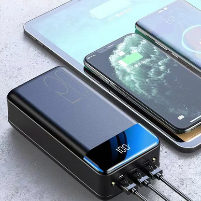 100.000 mAh Ultra‑Hochkapazitäts Powerbank – Superschnelles Laden für Smartphones, Tablets & Laptops
