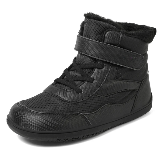 Wasserdichte Winter Kinder Barfußschuhe – gefüttert, rutschfest, natürliche Zehenfreiheit