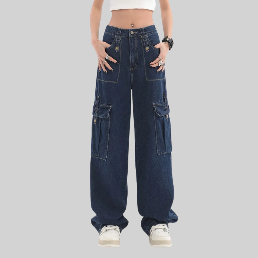 Baggy Jeans - Vintage - Weites Bein mit Taschen