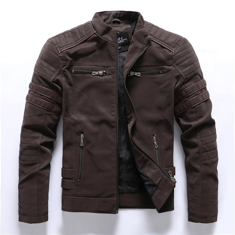 Premium Bikerjacke Für Herren | Reißverschluss