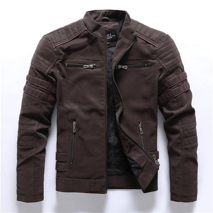 Premium Bikerjacke Für Herren | Reißverschluss