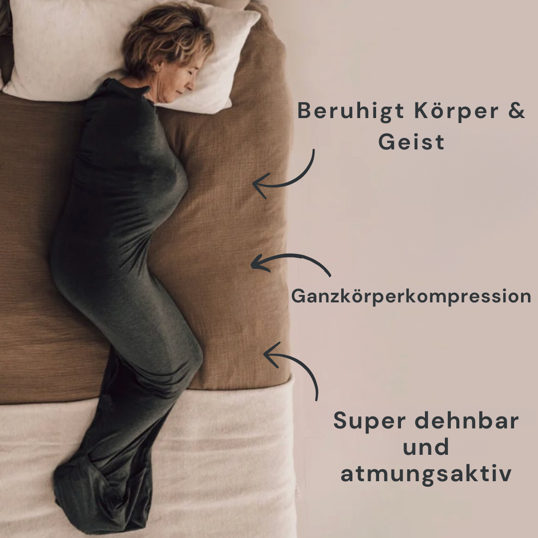 Hoodie als Alternative zur Gewichtsdecke | Für besseren Schlaf – ideal gegen Stress, Angst & Schlafstörungen