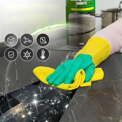 NanoShine Steinschutz-Beschichtung – Sofort hochglänzende Oberfläche für Marmor, Granit & Co.