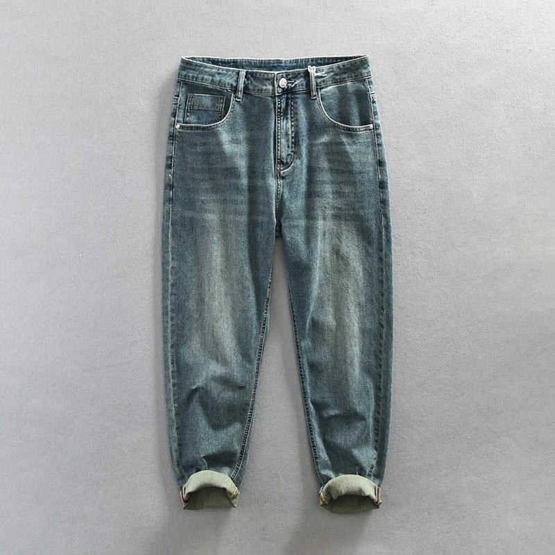 Jeans - Straight Fit - Baumwolle - Sommer - Denim