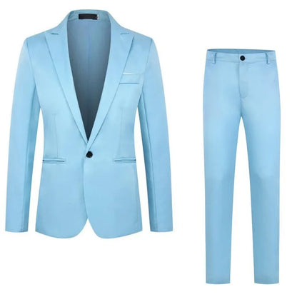 Zweiteiliger Herrenanzug - Anzug - Blazer + Hose - Informell - Sommer