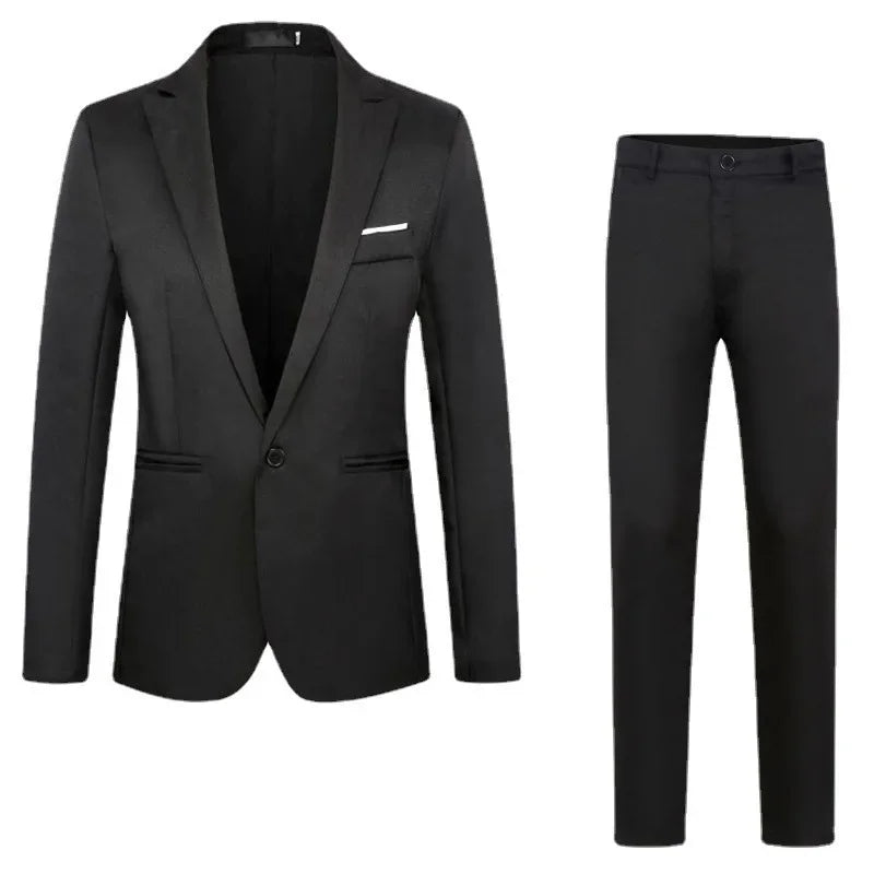 Zweiteiliger Herrenanzug - Anzug - Blazer + Hose - Informell - Sommer