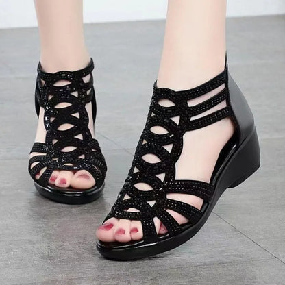 Sandalen - Fest - Leder - Sommer