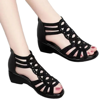 Sandalen - Fest - Leder - Sommer