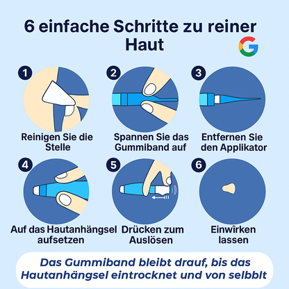 Hautpflege-Set – Entfernt Hautanhängsel sicher & effektiv, komplett Set für glatte, gepflegte Haut