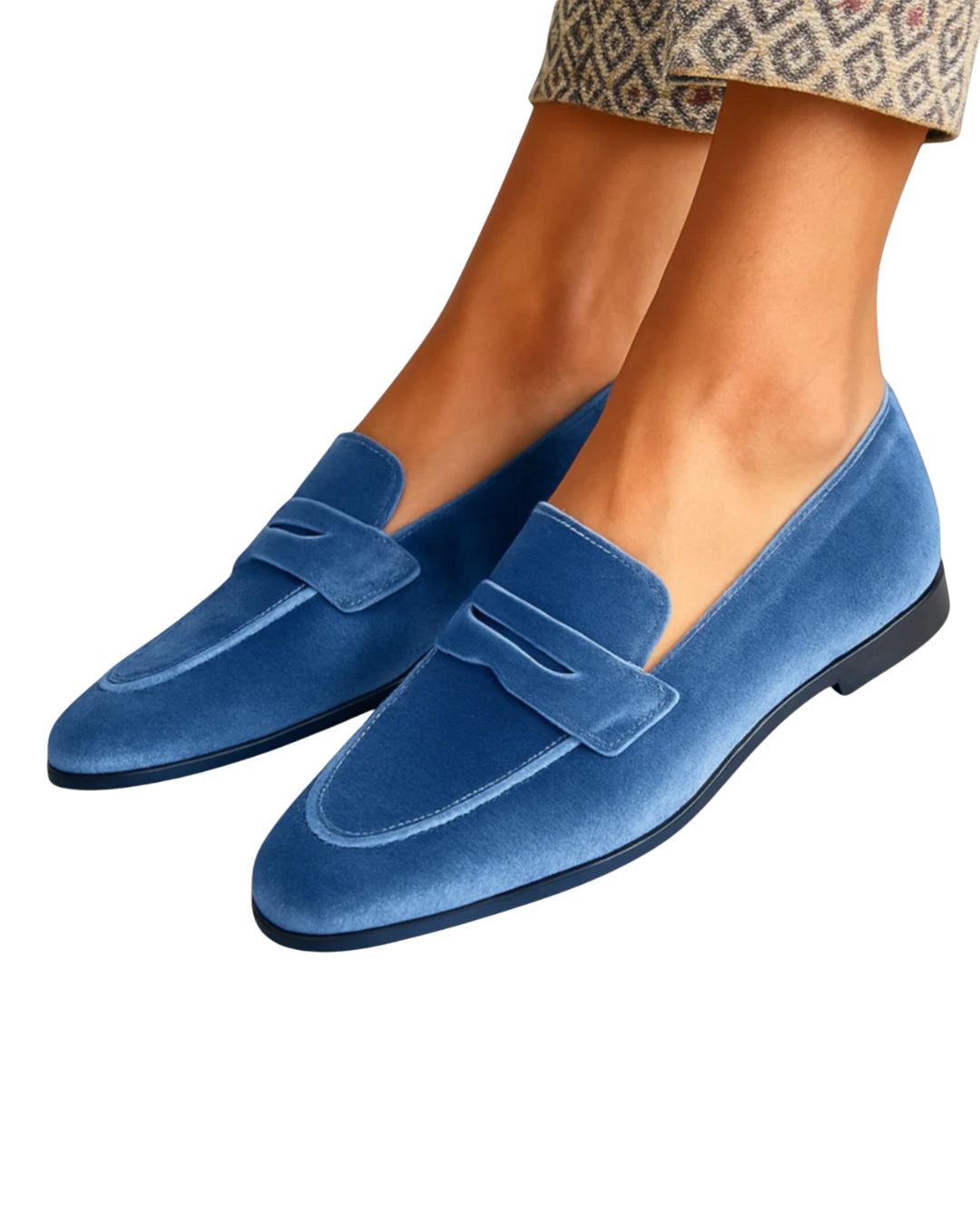 Loafers aus Samt für Frauen – bequem, elegant und vielseitig für Alltag und Büro