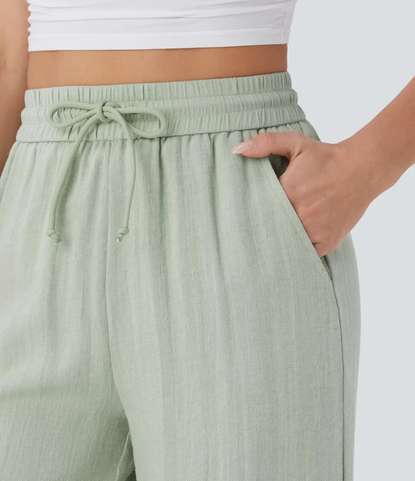Leichte & Elegante Damen-Leinenhose mit Weitem Bein – Sommerlich, Bequem & Stilvoll