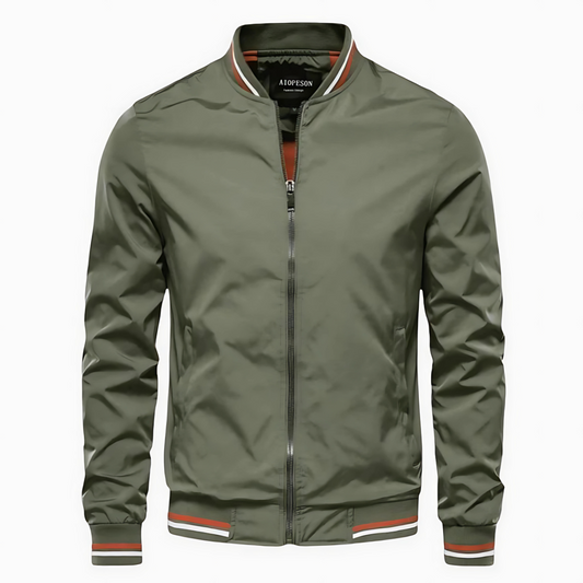 Winddichte Herrenjacke – Leichte Übergangsjacke mit Reißverschluss und wasserabweisendem Material