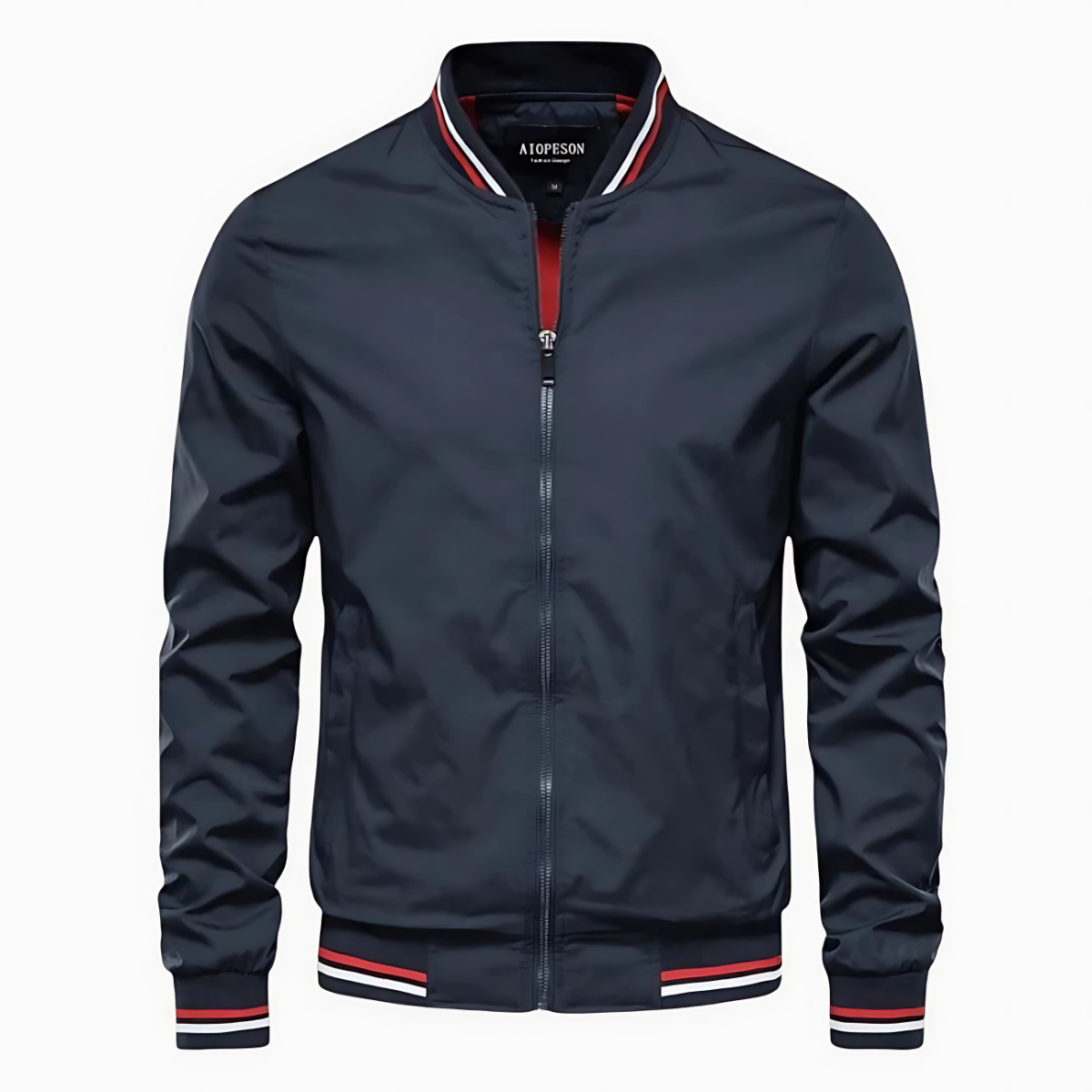 Winddichte Herrenjacke – Leichte Übergangsjacke mit Reißverschluss und wasserabweisendem Material