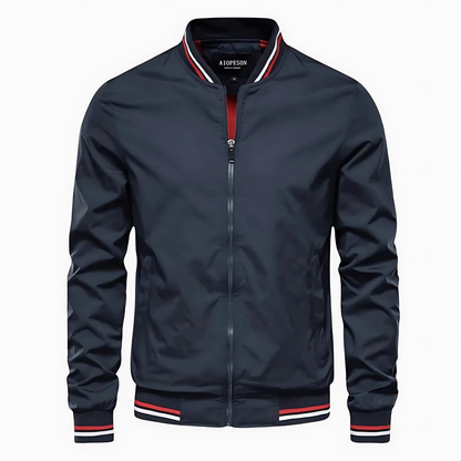 Winddichte Herrenjacke – Leichte Übergangsjacke mit Reißverschluss und wasserabweisendem Material