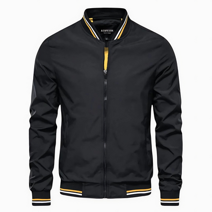 Winddichte Herrenjacke – Leichte Übergangsjacke mit Reißverschluss und wasserabweisendem Material