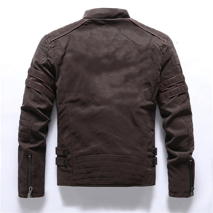 Premium Bikerjacke Für Herren | Reißverschluss