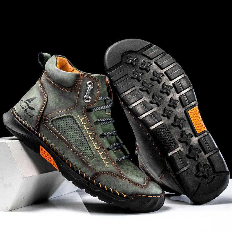 Leder High-Top Schuhe für Herren – Komfort trifft alpinen Stil