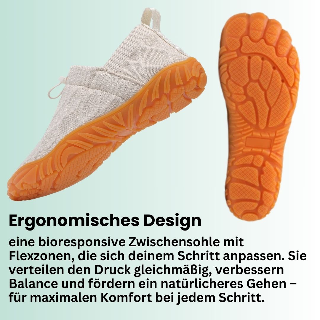 BarefootFlex Bequeme Schuhe für geschwollene Füße – dehnbar, rutschfest & ultraleicht – Komfortschuhe für Damen & Herren