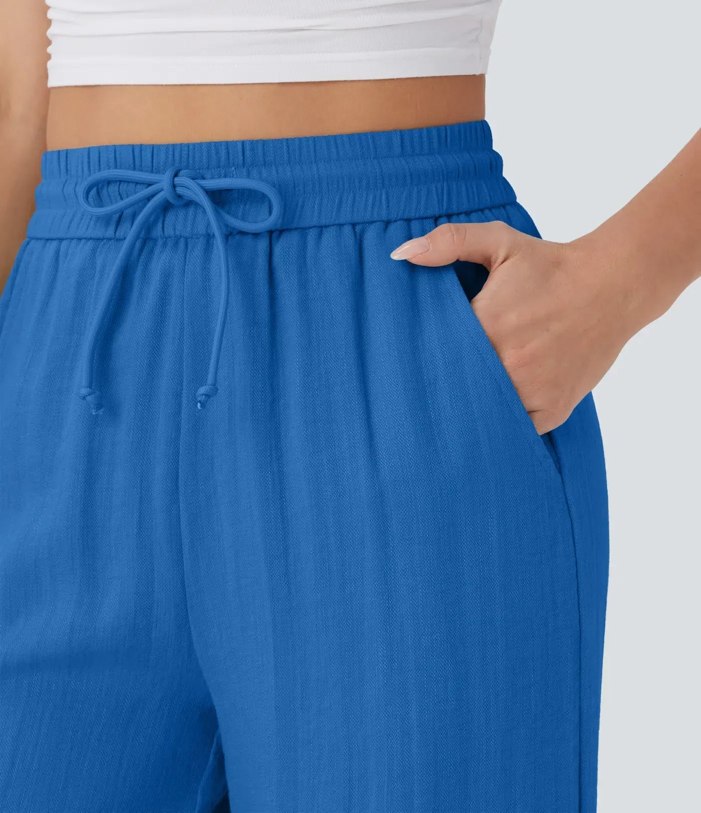 Leichte & Elegante Damen-Leinenhose mit Weitem Bein – Sommerlich, Bequem & Stilvoll