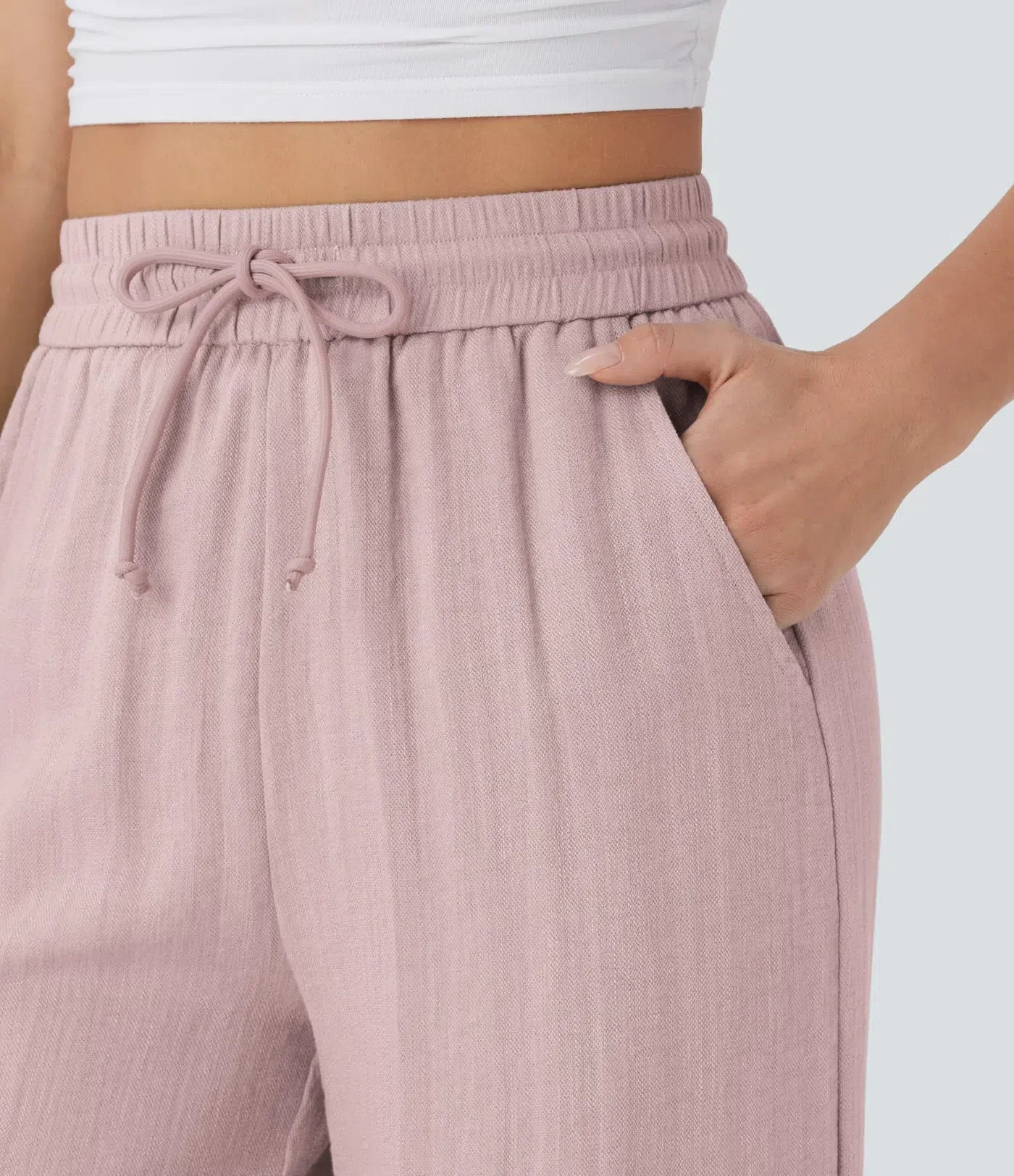 Leichte & Elegante Damen-Leinenhose mit Weitem Bein – Sommerlich, Bequem & Stilvoll